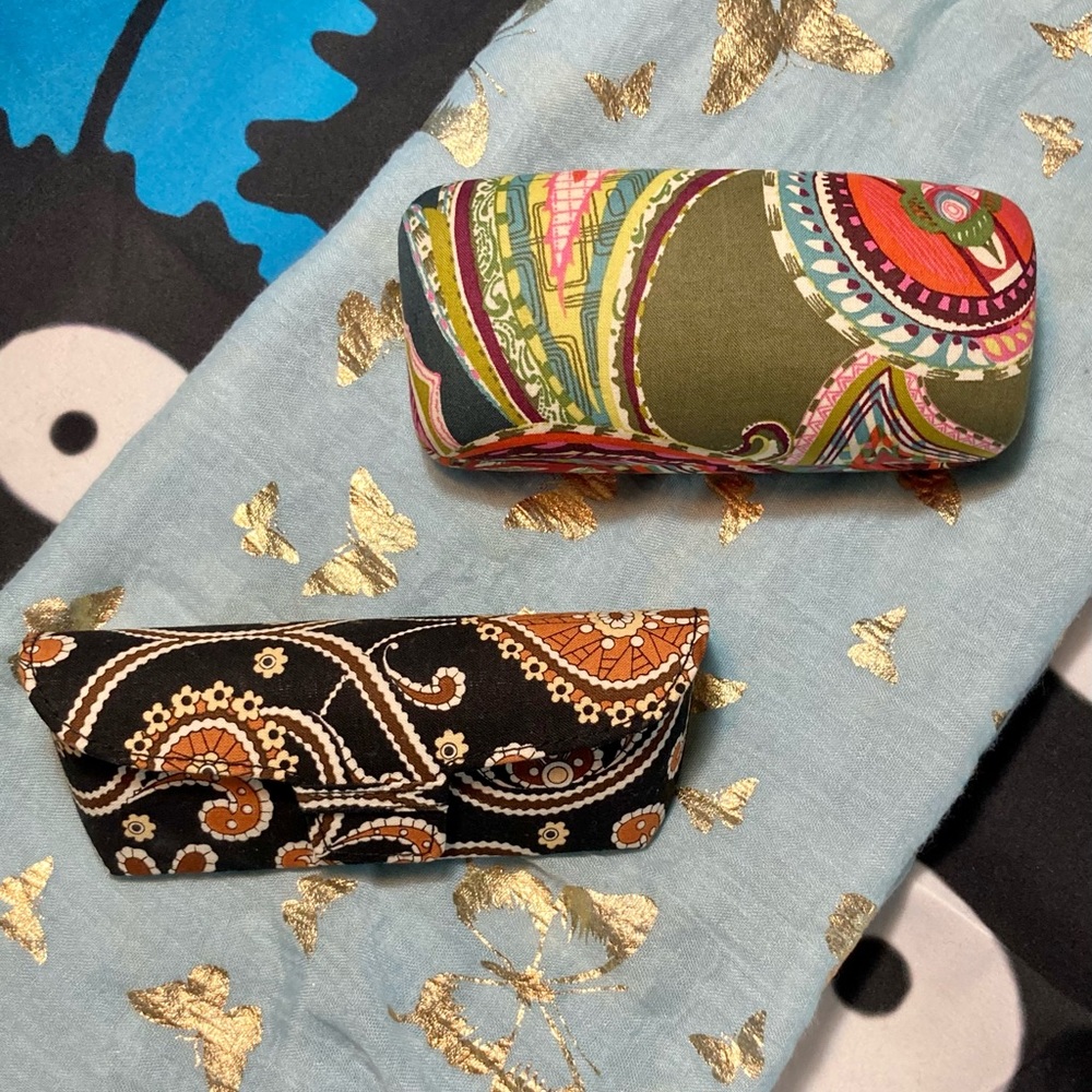 Lot of 2 Vera Bradley Eyeglass cases